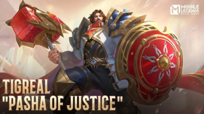 Cara Mendapatkan dan Review Skin Tigreal Pasha of Justice MLBB