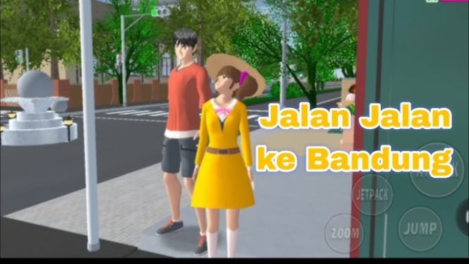 Bandung di Sakura School Simulator