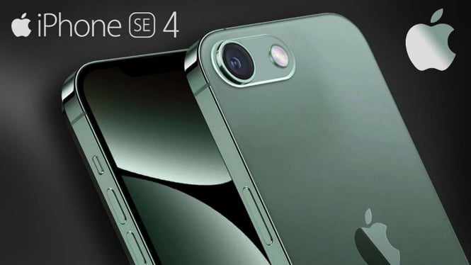 Ilustrasi iPhone SE 4