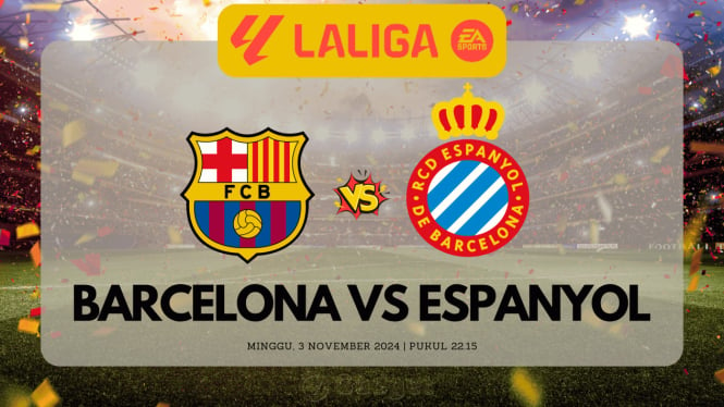 Link Streaming Barcelona vs Espanyol di La Liga Tanpa VPN, Kick Off Pukul 22.15 WIB