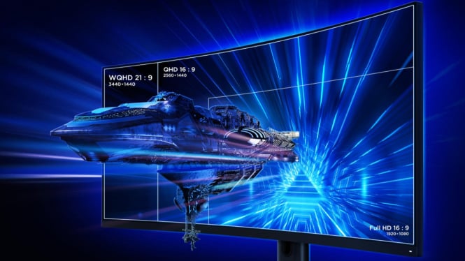 Xiaomi Mi Surface Display 34-Inci: Monitor Gaming Ultralebar untuk Pengalaman Visual Maksimal