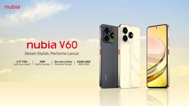 nubia V60: Smartphone Stylish dengan Performa Tangguh dan Harga Terjangkau!