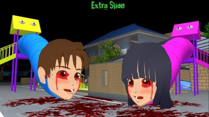 Panduan Lengkap Cara Bermain Sluncuran Extra Slide di Sakura School Simulator