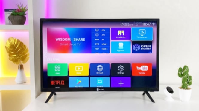 Roomi 32 Inch Smart TV LED T2: Kualitas Gambar Jernih, Fitur Modern, dan Harga Terjangkau