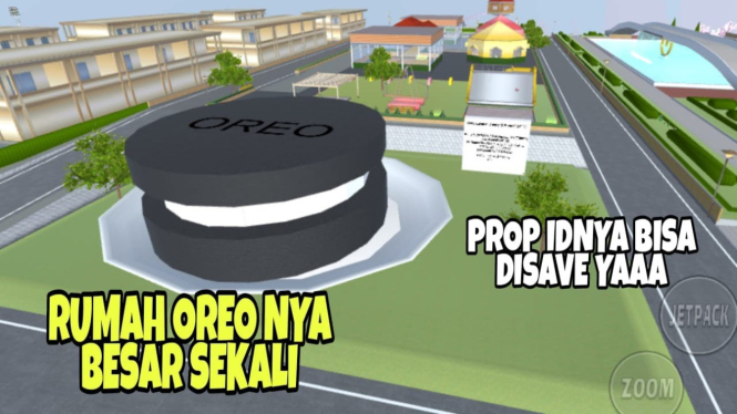 Rumah Oreo di Sakura School Simulator