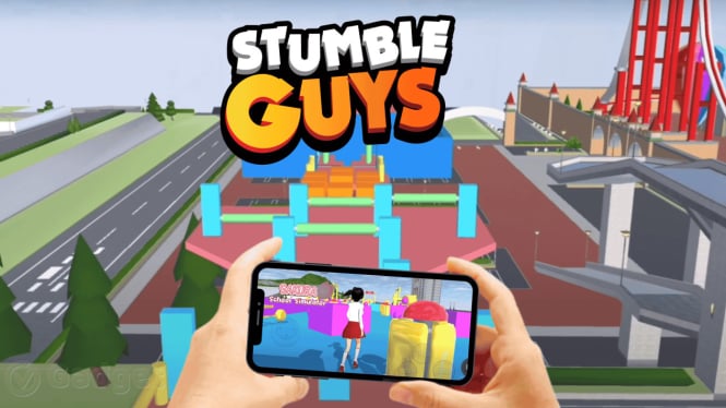 ID Stumble Guys di Sakura School Simulator