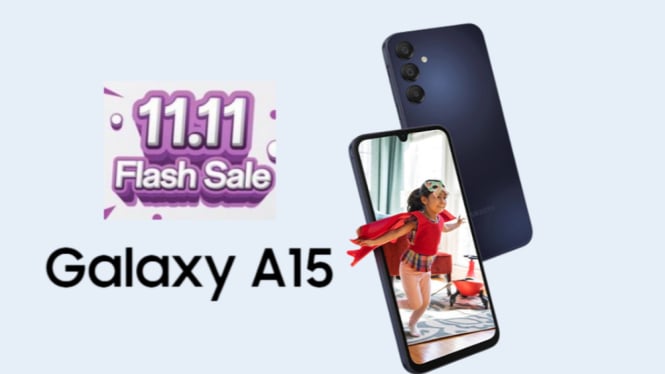 Flash Sale 11.11: Samsung Galaxy A15 Diskon Gede Banget!