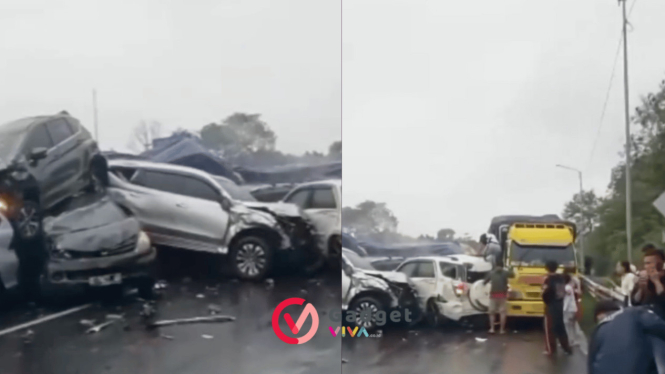Breaking News! Kecelakaan Beruntun di KM 92 Tol Cipularang Arah Jakarta