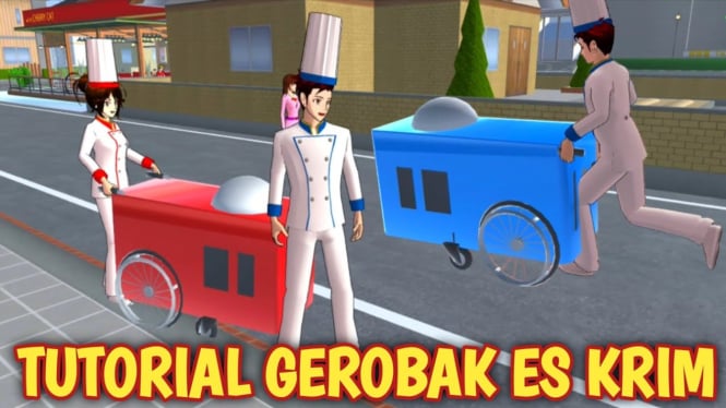 Panduan Cara Membuat Gerobak Es Krim dengan Mudah di Sakura School Simulator