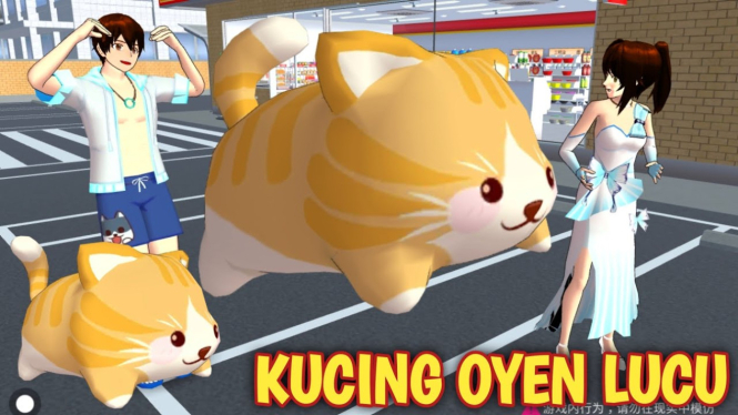 Panduan Membuat Karakter Kucing Oyen Lucu di Sakura School Simulator