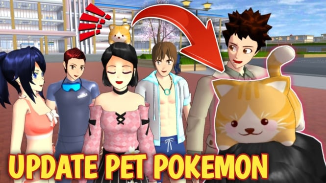 Panduan Cara Update Pet Pokemon di Sakura School Simulator