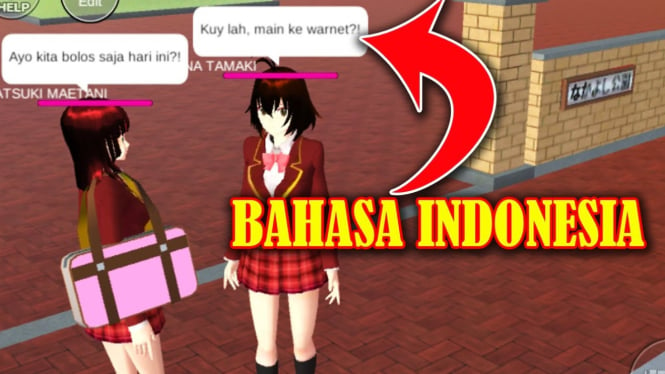 Cara Mengubah Bahasa di Sakura School Simulator ke Bahasa Indonesia