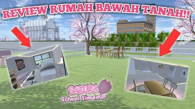 Rumah Bawah Tanah di Sakura School Simulator