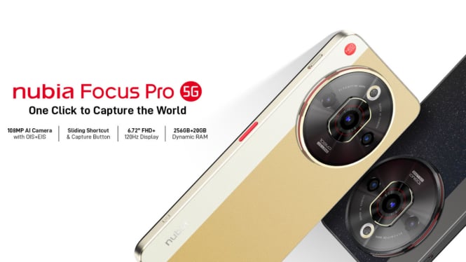 Nubia Luncurkan Nubia Focus Pro 5G di Indonesia: Harga dan Spesifikasi Lengkapnya