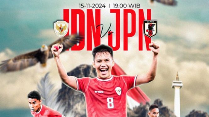 Live Streaming Official Indonesia vs Jepang Malam Ini! Siap-Siap Laga Balas Dendam di SUGBK