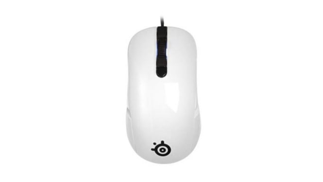 SteelSeries Kana - White: Mouse Gaming Ideal untuk Presisi & Kinerja Tinggi