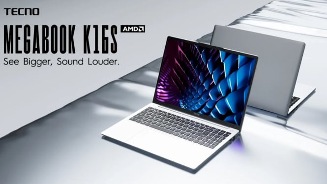 TECNO MegaBook K16s: Laptop Stylish yang Cocok untuk Gen Z