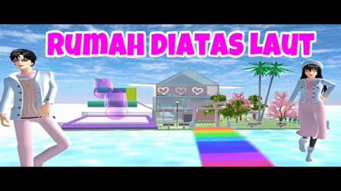 Membangun Rumah Atas Laut di Sakura School Simulator: Kreatif dan Mudah!