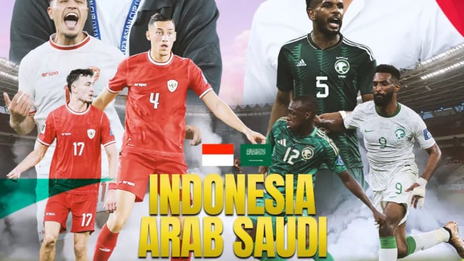 Link Live Streaming Indonesia Vs Arab Saudi Malam Ini Jam 19.00 WIB