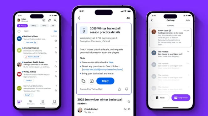 Yahoo Mail iOS Diperbarui: Fitur AI Canggih & Gamifikasi!