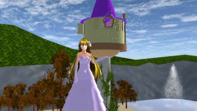 Bergaya di Menara Rapunzel Sakura School Simulator: Begini Cara Menemukan & Menikmatinya!