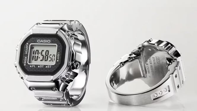 Casio Ring Watch: Jam Tangan Digital Mini dengan Desain Cincin, Tahan Air