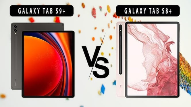 Samsung Galaxy Tab S8 Plus vs S9 Plus