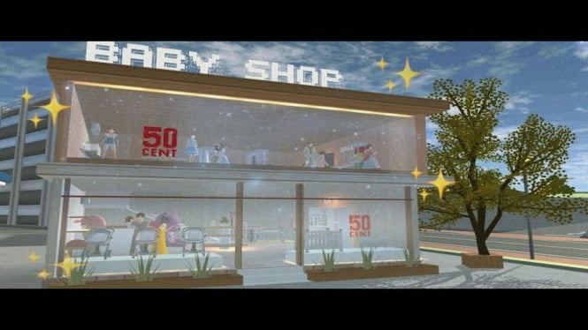 Baby Shop di Sakura School Simulator