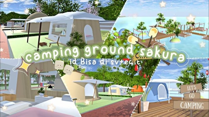 Glamping di Sakura School Simulator