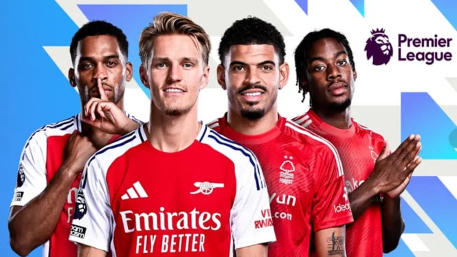 Link Live Streaming Arsenal vs Nottingham Forest di Liga Inggris 2024-2025, Sabtu 23 November 2024