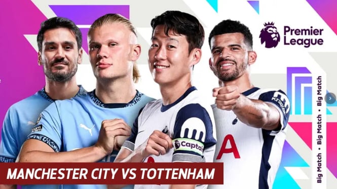 Live Streaming Manchester City vs Tottenham