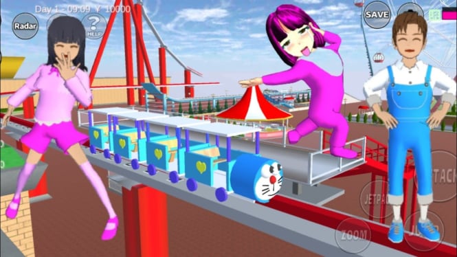 Odong-Odong di Sakura School Simulator