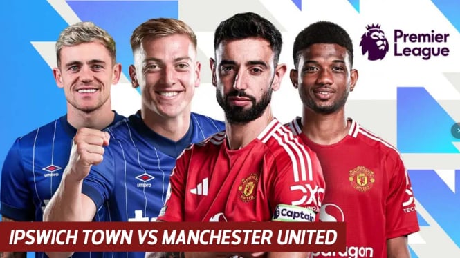 Live Streaming Ipswich Town vs Manchester United