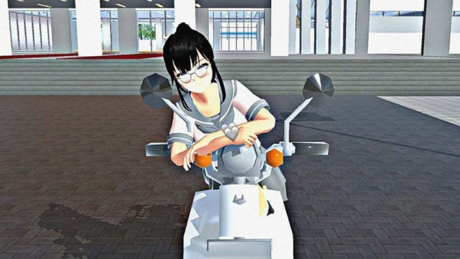 Cara Aman dan Mudah Berkendara di Sakura School Simulator