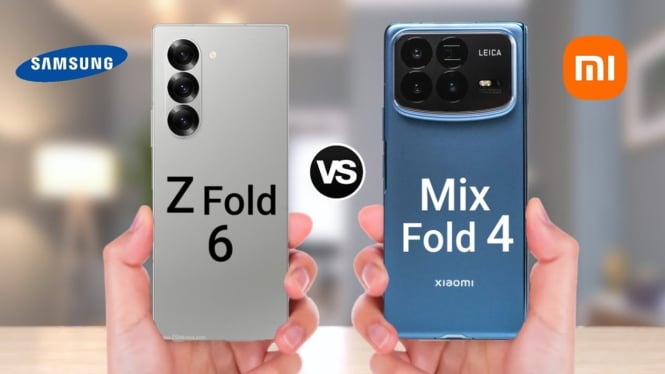 Pilih Xiaomi Mix Fold 4 atau Samsung Galaxy Z Fold6? Ini Perbandingannya!