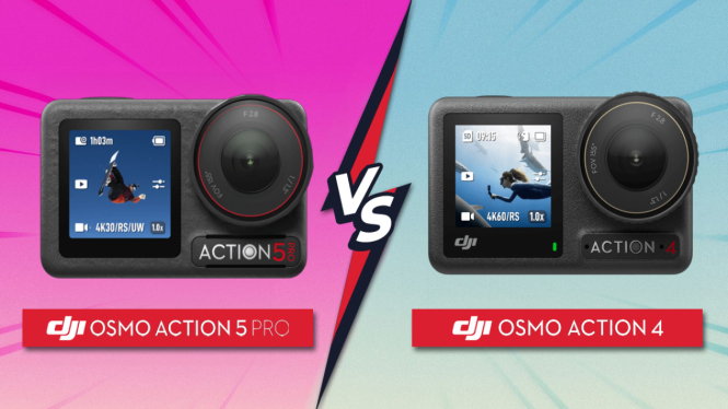 DJI Osmo Action 4 vs DJI Osmo Action 5 Pro