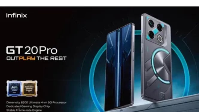 Infinix GT 20 Pro: Smartphone Gaming dengan Layar 144Hz yang Mengguncang Dunia Gamer Mobile!