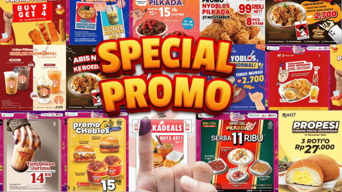 15 Promo Kuliner Pilkada 27 November 2024