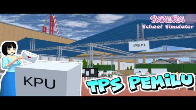 Pemilu KPU di Sakura School Simulator