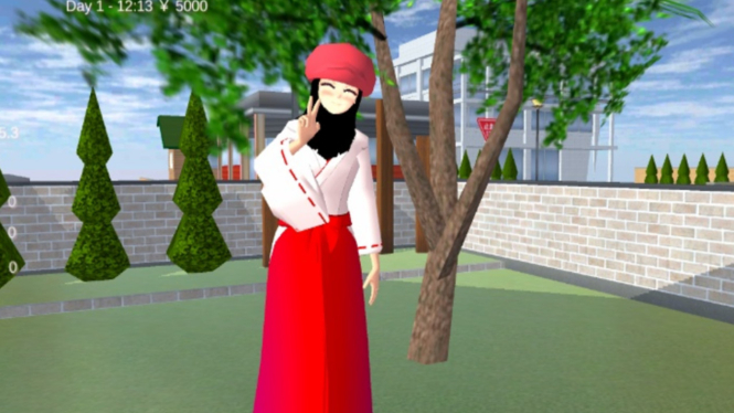 Panduan Lengkap Cara Pakai Hijab Stylish dan Syari di Sakura School Simulator