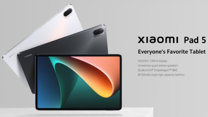 Xiaomi Pad 5: Tablet Gahar dengan Baterai Tahan Lama dan Refresh Rate 120Hz yang Super Mulus!