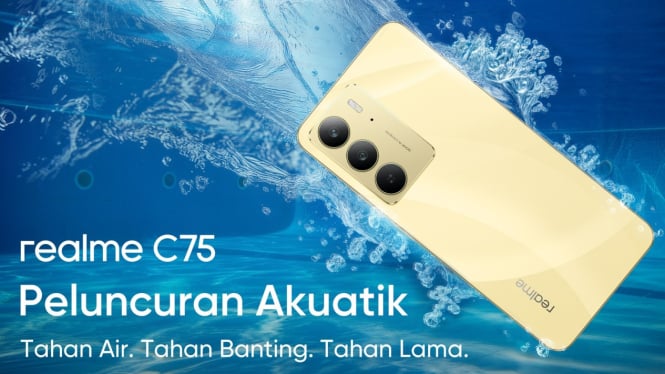 realme C75 diluncurkan di air