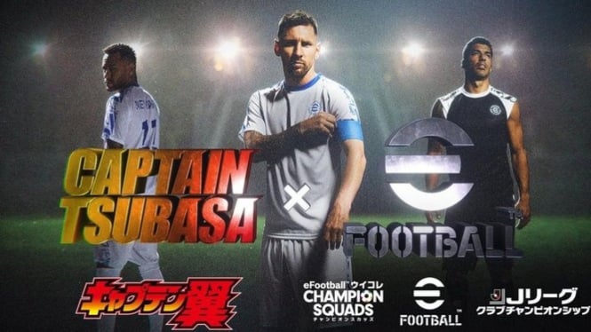 Kolaborasi Captain Tsubasa x eFootball : Lionel Messi Jadi Captain Tsubasa di eFootball, Neymar Ikut