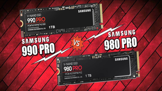 Samsung 980 Pro 1TB vs Samsung 990 Pro 1TB