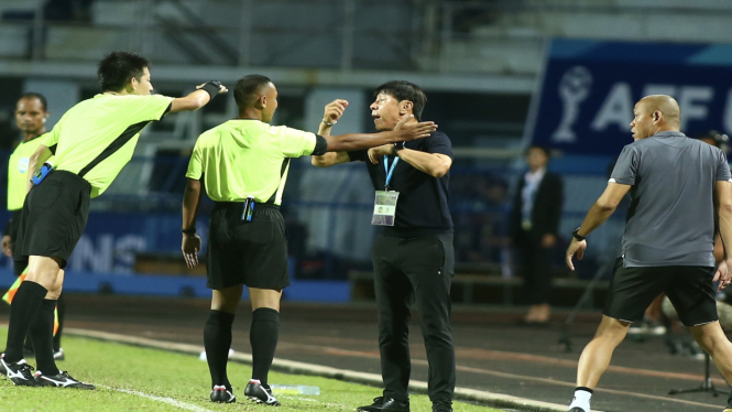 Laga Timnas Indonesia vs Laos Dipimpin Wasit yang Pernah Buat Shin Tae-yong Sampai Kesal Karena Rajin Beri Kartu Kuning