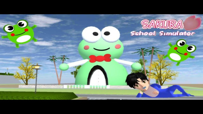 Rumah Kodok Unik di Sakura School Simulator