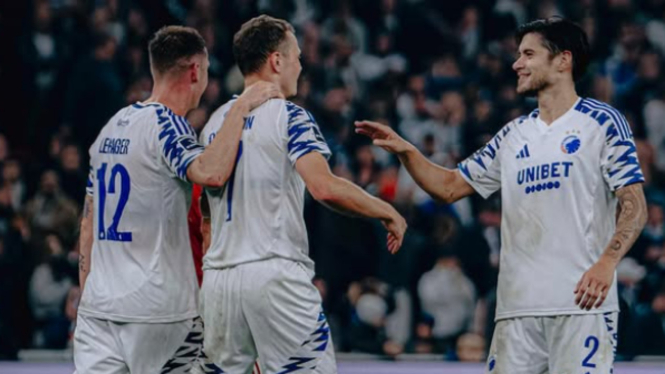 Link Live Streaming FC Copenhagen vs Hearts: Tonton Aksi Kevin Diks di UECL