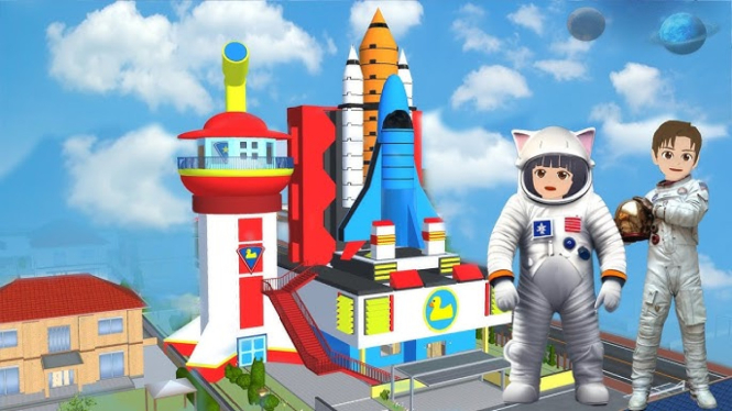 Rumah Roket di Sakura School Simulator