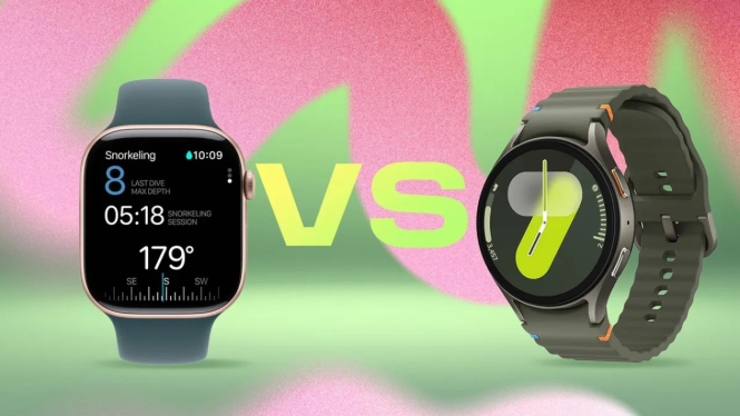 Apple Watch Seri 10 vs Samsung Galaxy Watch 7