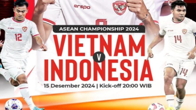 Live Streaming Official Vietnam vs Indonesia di Piala AFF 2024: Adu Gengsi Dua Negara